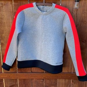 Under Armour runners sweatshirt with zip back - size S